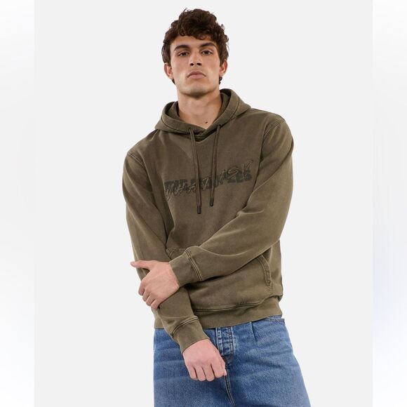 The Kooples Khaki What is hoodie NWT SMALL - Picture 1 of 15